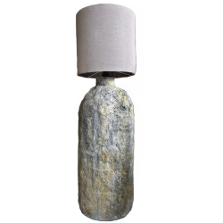 Lampa podłogowa / Stołowa z surowej ceramicki 136cm